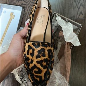 Franco Sarto Leopard Flats